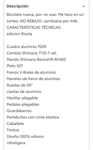 Bici Plegable Urbana Moma Amarilla nueva