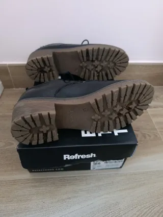 Zapatos tipo blucher negros talla 39