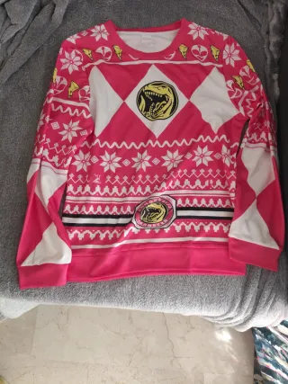 4 Camiseta Power Ranger Verde,roja,azul y amarillo