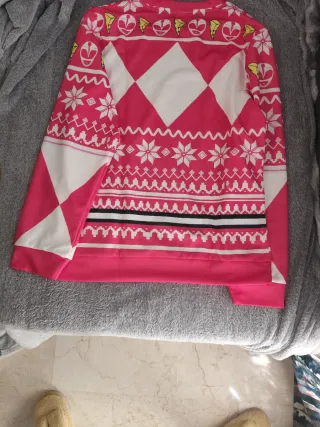 4 Camiseta Power Ranger Verde,roja,azul y amarillo