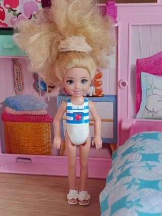 Casa Barbie con bambola piccola