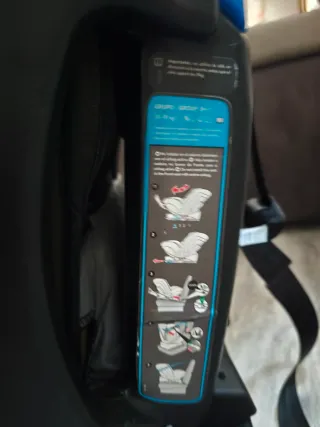 Silla de coche para bebé negra