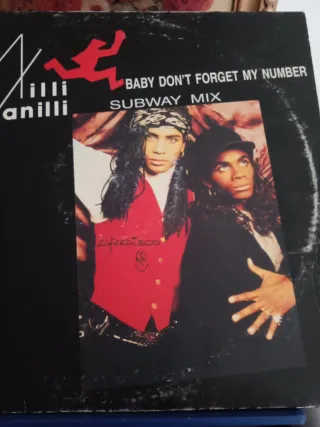 Vinilo Maxi Single Milli Vanilli