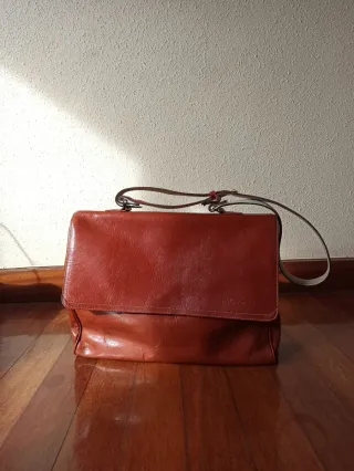 Bolso Adolfo Domínguez piel marrón