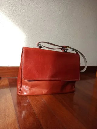 Bolso Adolfo Domínguez piel marrón