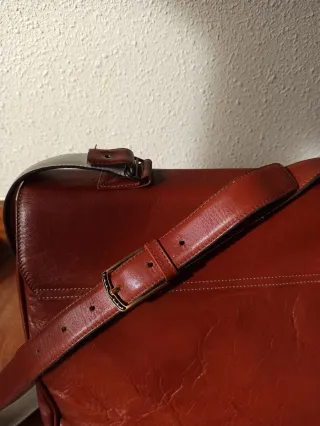 Bolso Adolfo Domínguez piel marrón