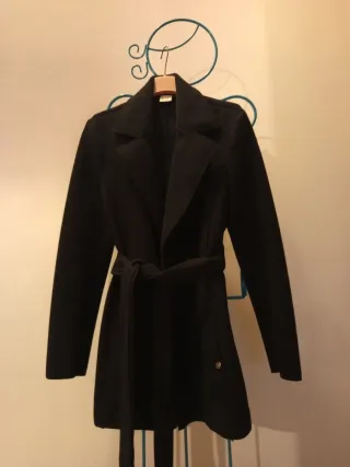 Cappotto Lay nero con cintura  Mai indossato.