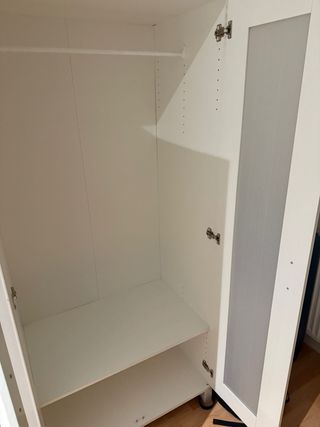 Armario Ikea brimnes Blanco y Gris