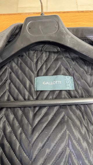 Giacca in pelle Gallotti Basic made in italy