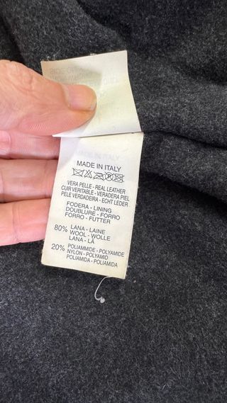 Giacca in pelle Gallotti Basic made in italy