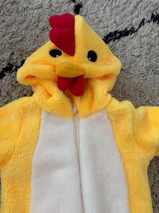 Disfraz de pollo para bebé 0-4 meses