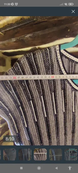 Vestido marca French Connection punto gris