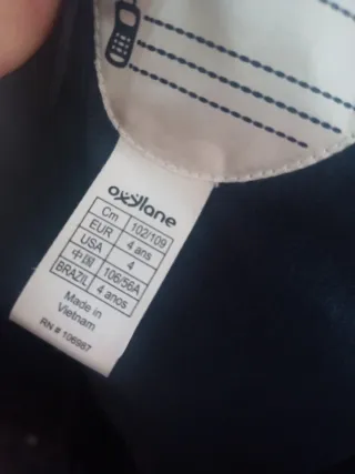 Mono de esquí infantil talla 4 años