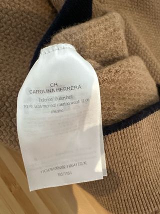 Jersey Carolina Herrera Beige.