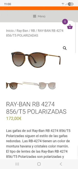 Gafas de sol Ray-Ban Tortoise