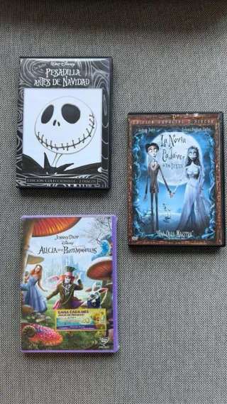 Pack 3 DVD Tim Burton