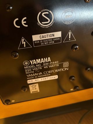 Sistema Altavoces Yamaha 5.1 + Subwoofer madera
