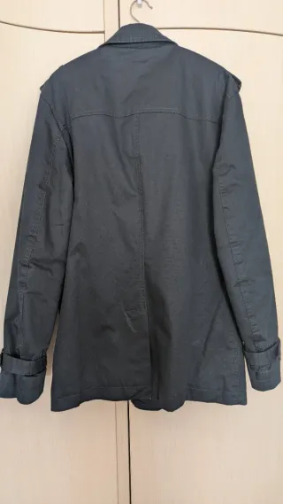 Gabardina Zara Man Negra