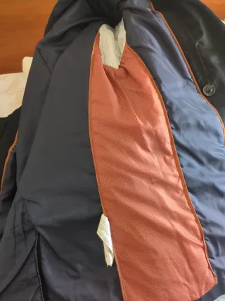 Gabardina Zara Man Negra
