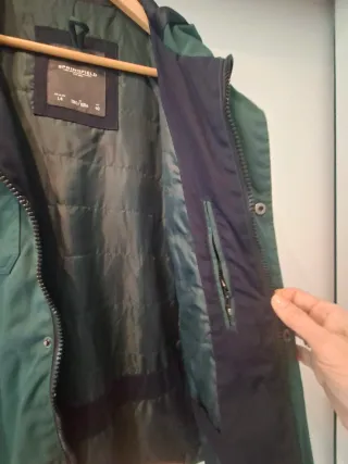 Chaqueta tipo parka Springfield verde militar