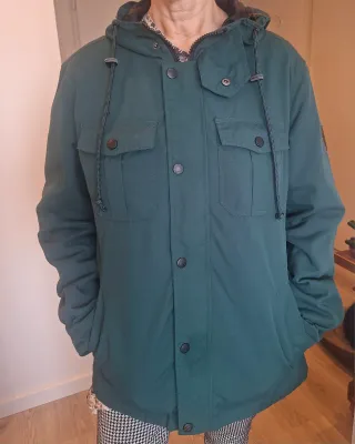 Chaqueta tipo parka Springfield verde militar
