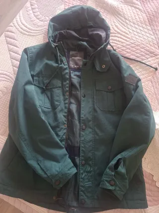 Chaqueta tipo parka Springfield verde militar