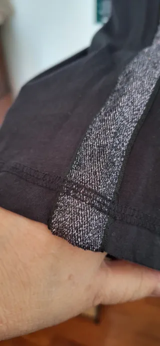 Leggings Lurex Cotone Curvy Taglia Unica