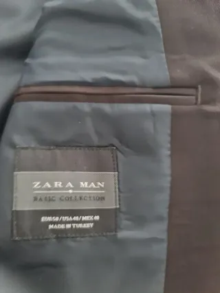 Americana Zara Marrón Talla 50