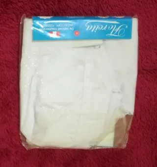 Sujetador algodón blanco sin aros.