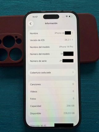 iPhone 14 Pro Negro con Funda y extras