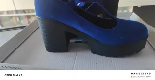 Zapatos de vestir azules eléctrico