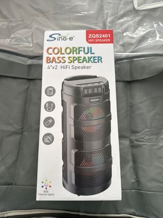 Altavoz Bluetooth Sing-e ZQS2401 RGB