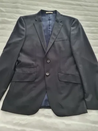 Americana Zara Talla 46 Azul