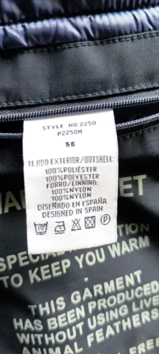 Chaqueta Pertegaz XL Negra/Gris