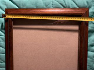 Cornice apribile in legno massello con vetro