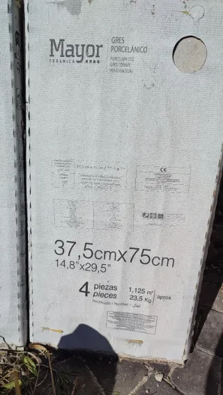 Gres Porcelánico Mayor 37,5x75cm