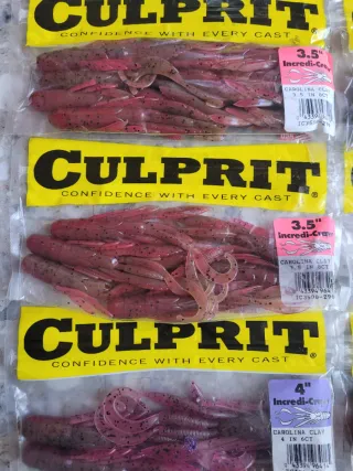Lote de señuelos Culprit Craw