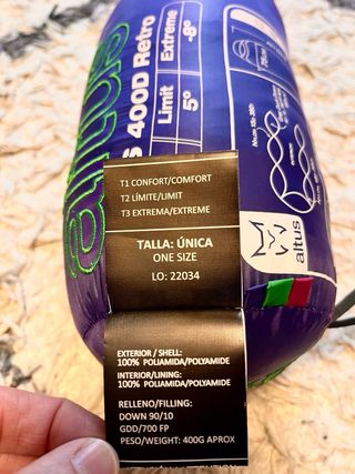 Saco dormir Altus Andes Z80