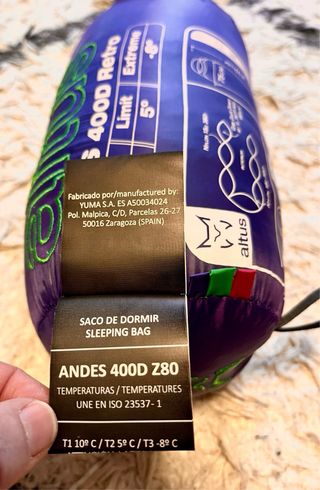 Saco dormir Altus Andes Z80