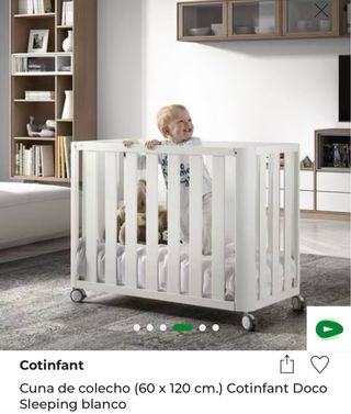 Cuna de colecho Doco Cotinfant 60x120cm