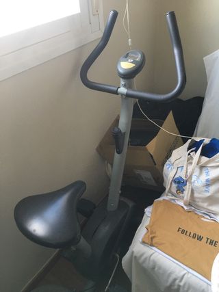 Bicicleta Estática Gris