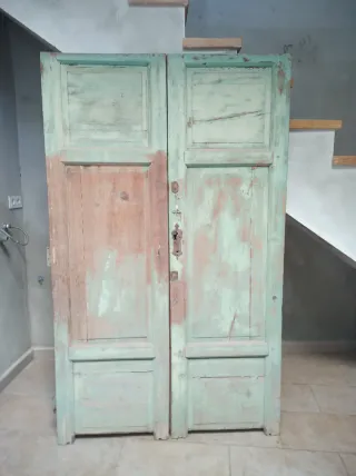 Puertas de tea 199x120 cm