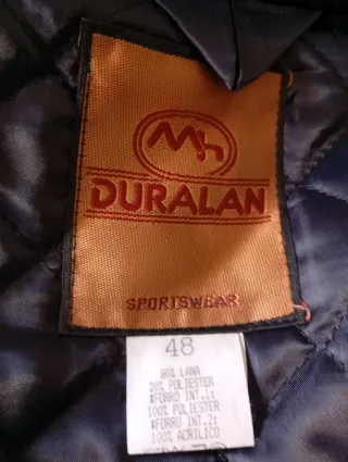Chaquetón paño azul marino