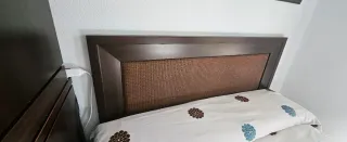 Dormitorio de ratan completo.