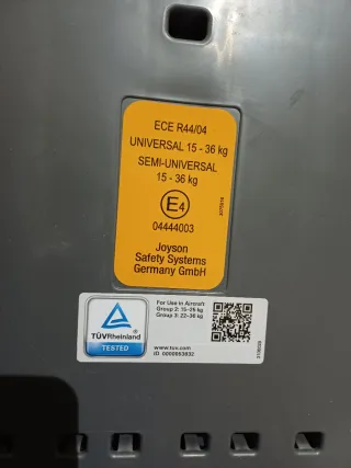 Silla Coche Takata Maxi Grupo 2-3 Negra