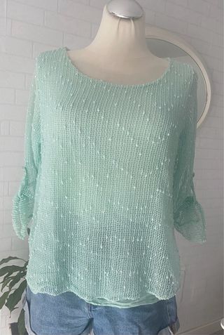 Blusa Menta Talla M