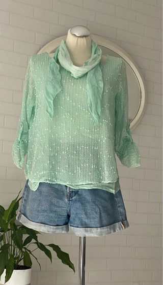 Blusa Menta Talla M