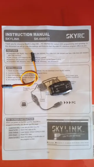 SkyRC SK-600013 SkyLINK Interfaccia PC ESC