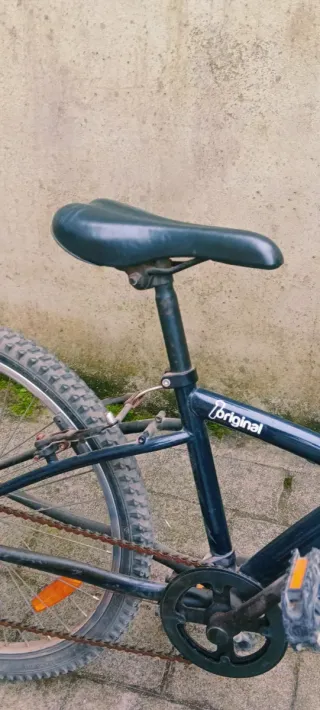 Bici infantil negra 6-10 años