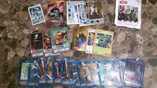 E7. 29 Cromos: Invizimals, Star Wars, Desafio..